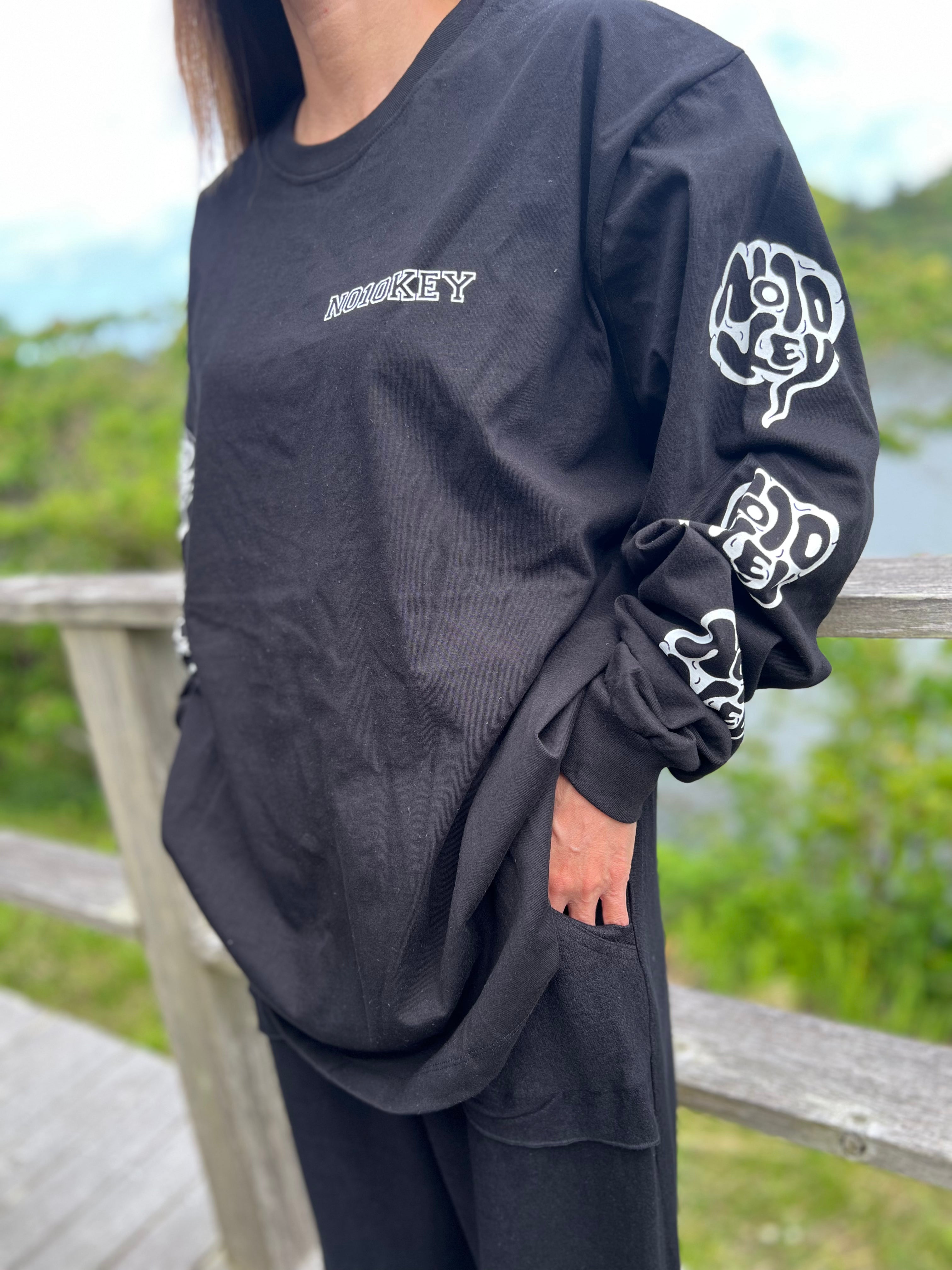 NO10KEY “脳天気LOGO” ロングスリーブTシャツ（ユニセックス） – NO10KEY