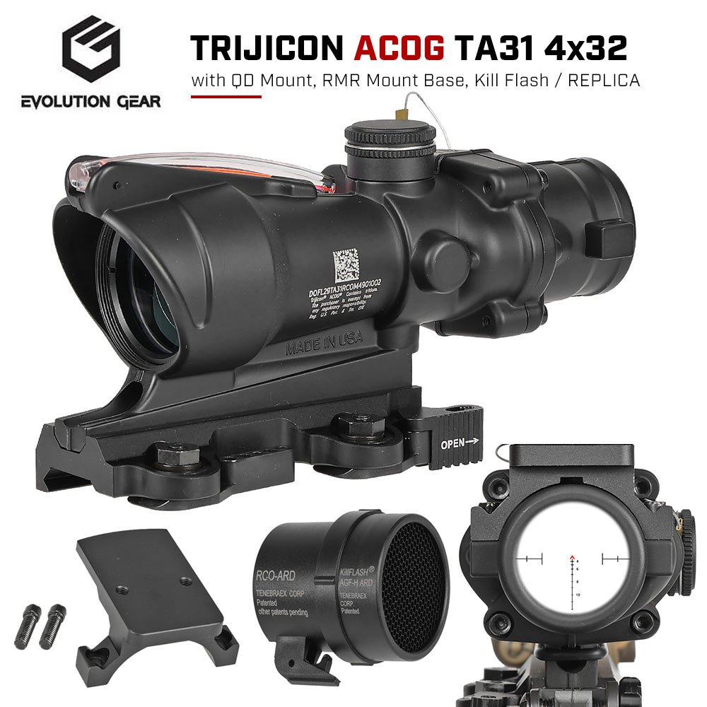 ☆2種のマウント標準搭載☆【 Evolution Gear 製 】 Trijicon TA31