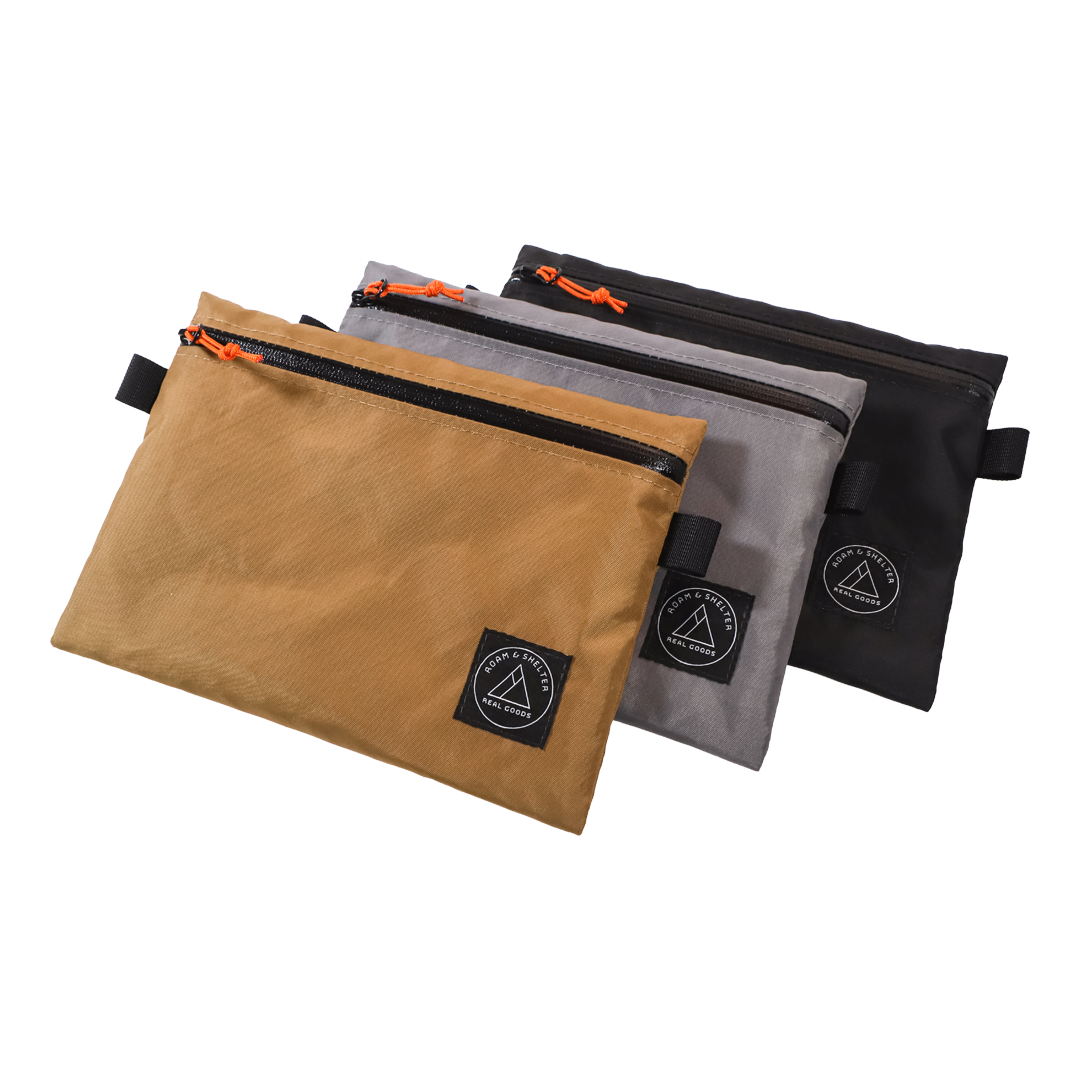 Traveler Zipper Pouches | Large - Handmade In Portland Oregon USA