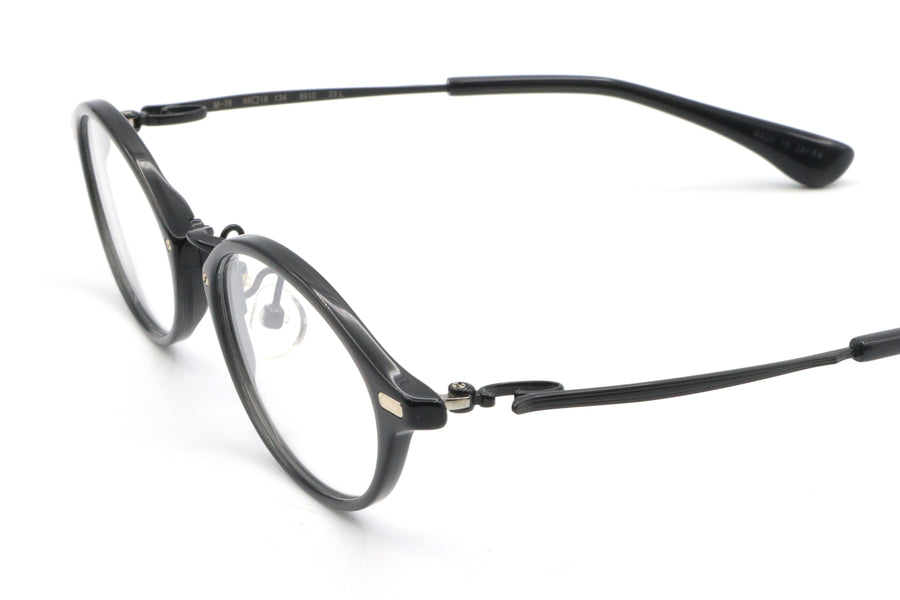 999.9(フォーナインズ) M-78-9910クリアブラック(49) – 武田メガネ