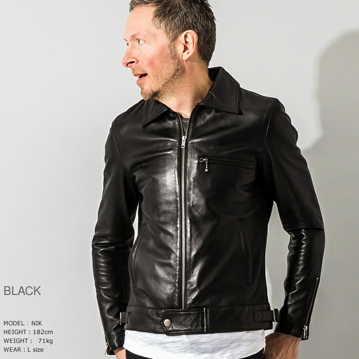 楽天市場】【20周年記念20%OFFクーポン】Liugoo Leathers 本革 UK襟