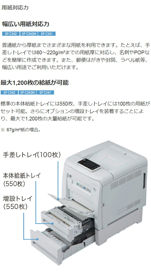 楽天市場】リコー RICOH A4 カラープリンター SP C341 レーザー