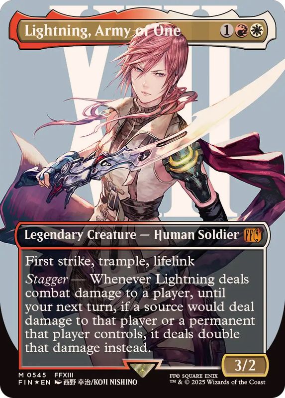 EX+](サージFOIL)シーンドライブ、ライトニング/Lightning, Army of