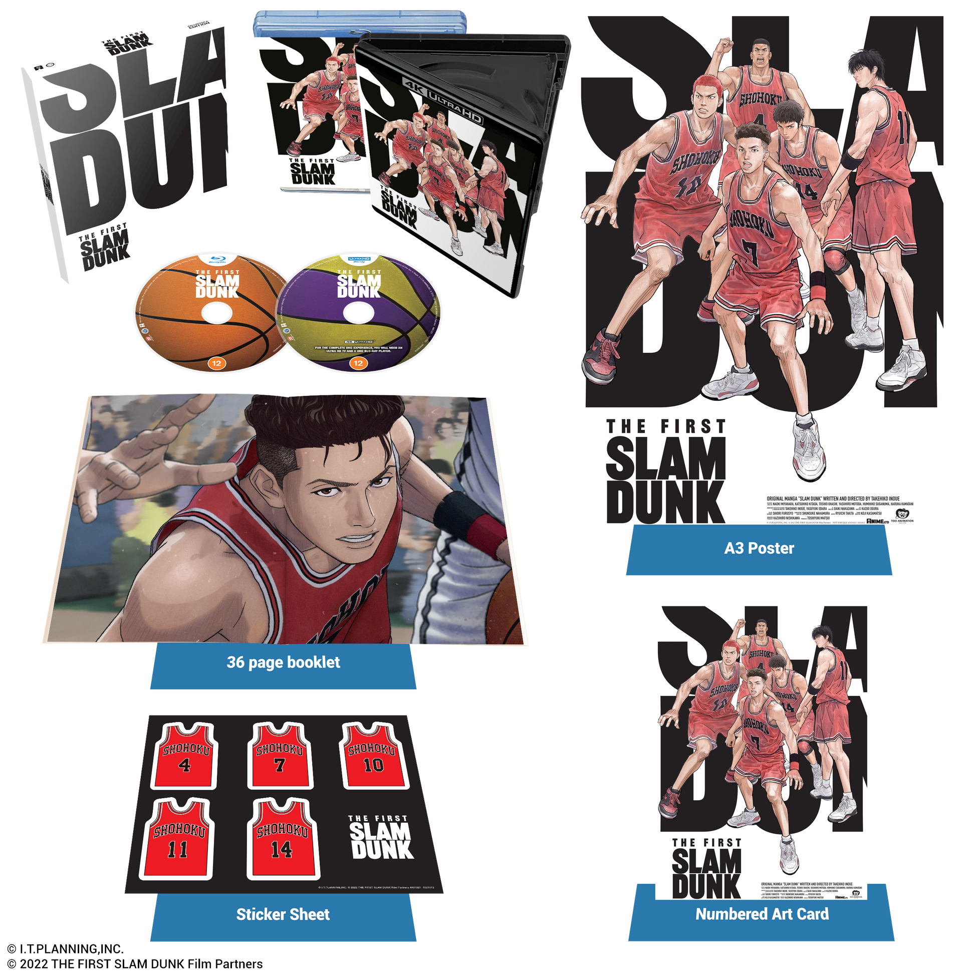 The First Slam Dunk - 4K UHD + Blu-ray Collector's Edition