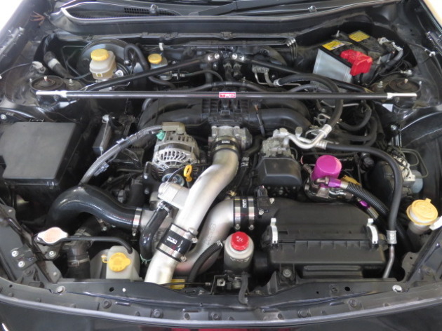 トヨタ 86 HKS GTスーパーチャージャー/オイルクーラー 取り付け