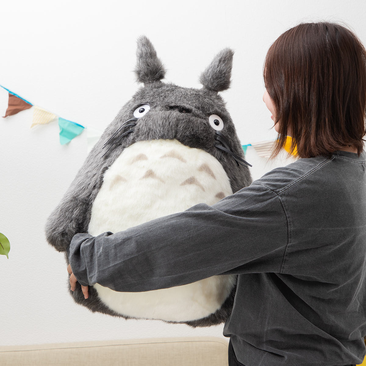 となりのトトロ ぬいぐるみ 大トトロ 特大 | どんぐり共和国そらのうえ店
