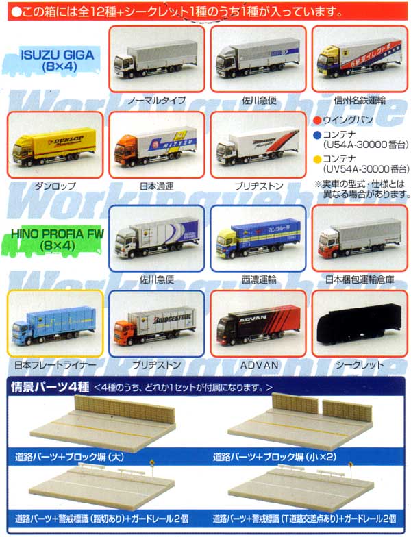 バンダイ ワーキングビークル Vol.8 (1BOX） ワーキングビークル
