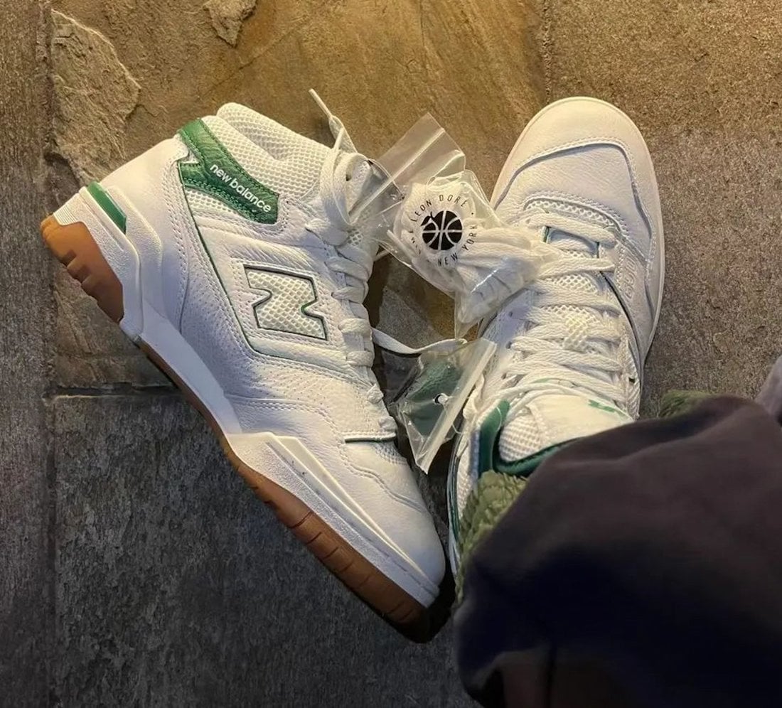 Aimé Leon Dore x New Balance 650R White Green Gum Release Date