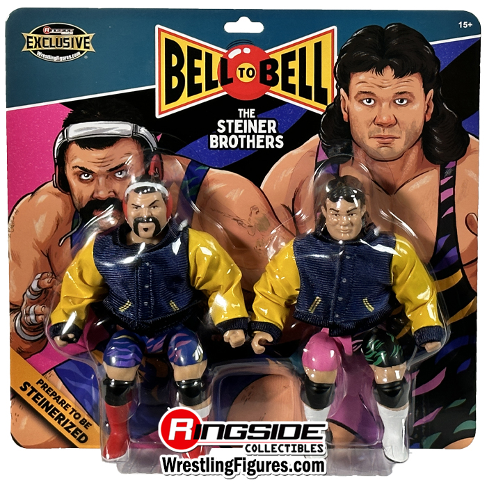 Steiner Brothers (Early 90's Gear) 2-Pack - Bell to Bell Ringside