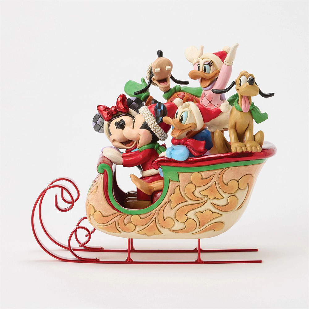 Disney Traditions】ミッキー＆フレンズ スレイ<クリスマス> | GUND
