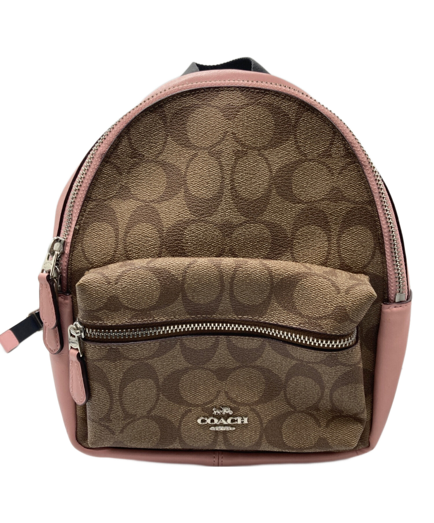 中古・古着通販】COACH (コーチ) シグネチャーミニレザーリュック