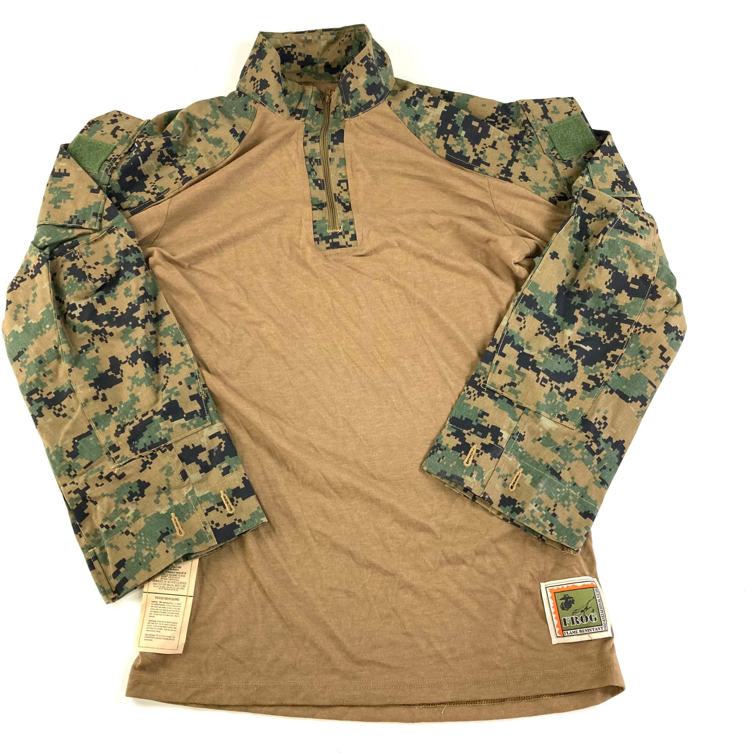 USMC FROG Combat Shirt, Woodland MARPAT - Venture Surplus