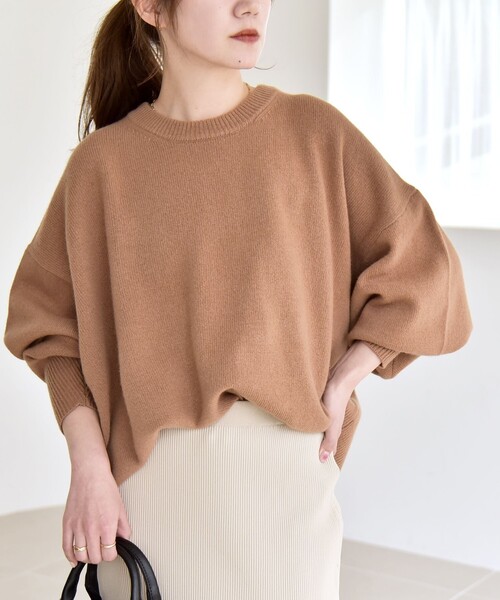 quaranciel ニット セーター quaranciel:「手洗い可能」AQUA カシミヤ