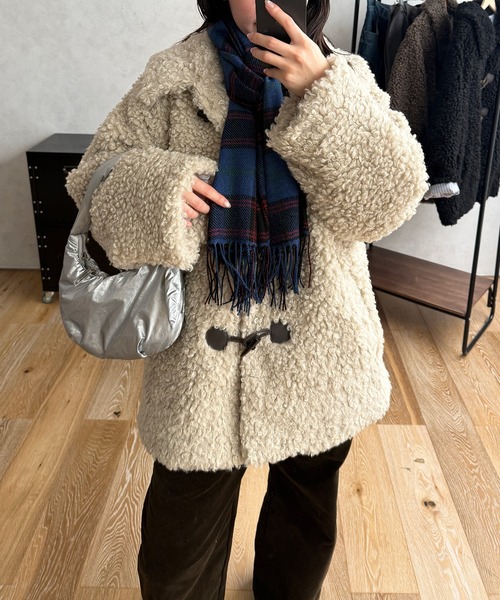 MUHET（ミュエータ） コート アウター poodle shaggy duffle coat