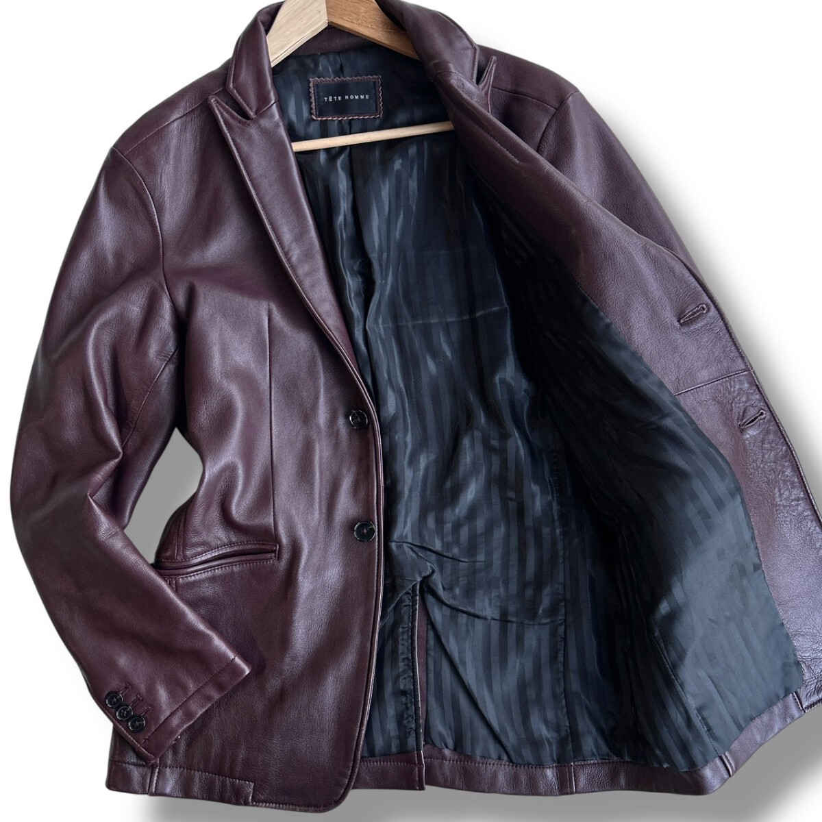 Yahoo!オークション -「テットオム レザー ジャケット」の落札相場