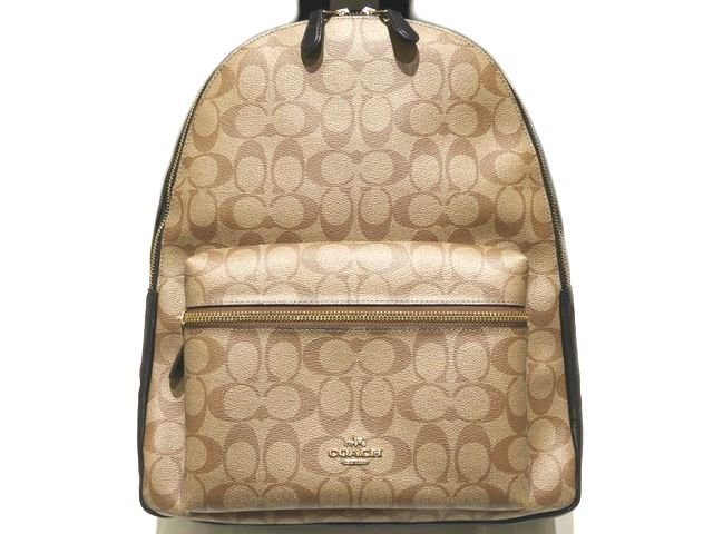 2026年最新】Yahoo!オークション -コーチ リュック ベージュの中古品