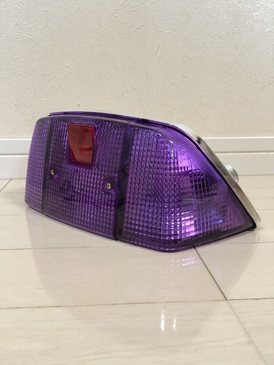 CBX400F CBX550F 紫色 テールランプASSY クリアウインカーレンズ