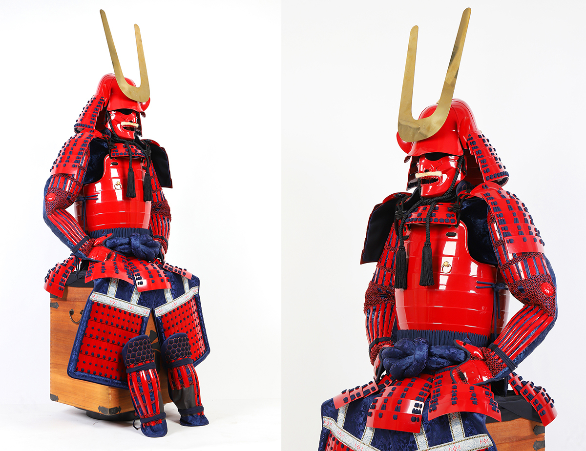 Yahoo!オークション - 甲胄美品 戦国武将 井伊直政 当世鎧 兜 甲冑 具