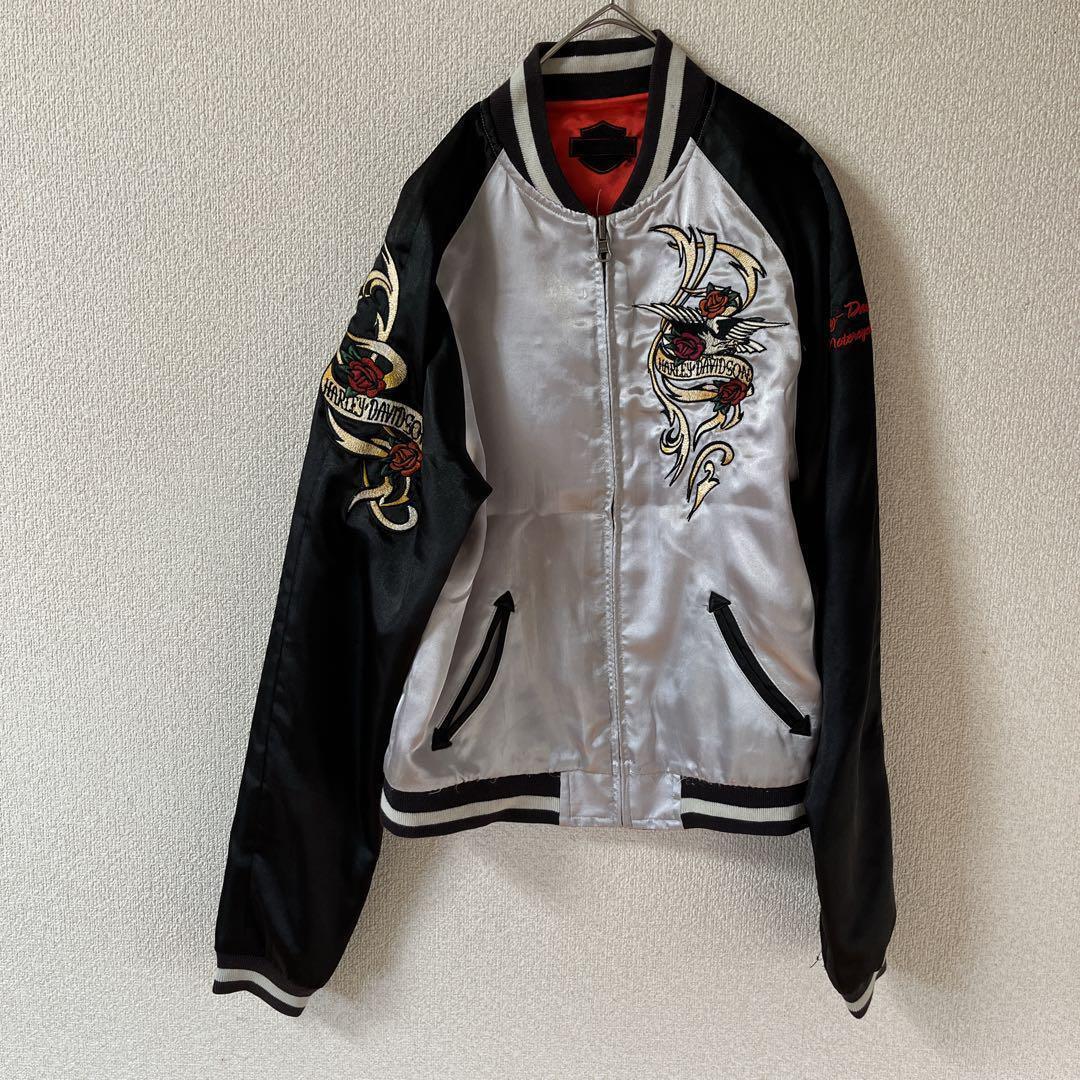P2 ハーレーダビッドソン スカジャン リバーシブル アウター XS