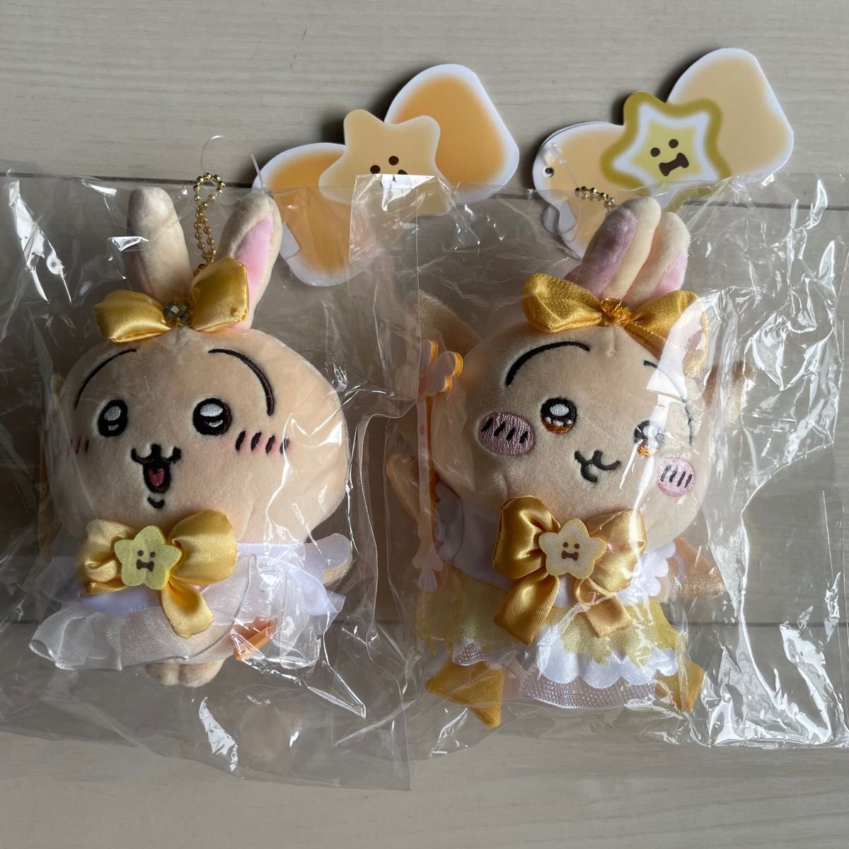 新品タグ付未開封 まじかるちいかわマスコットうさぎ2点セット初代