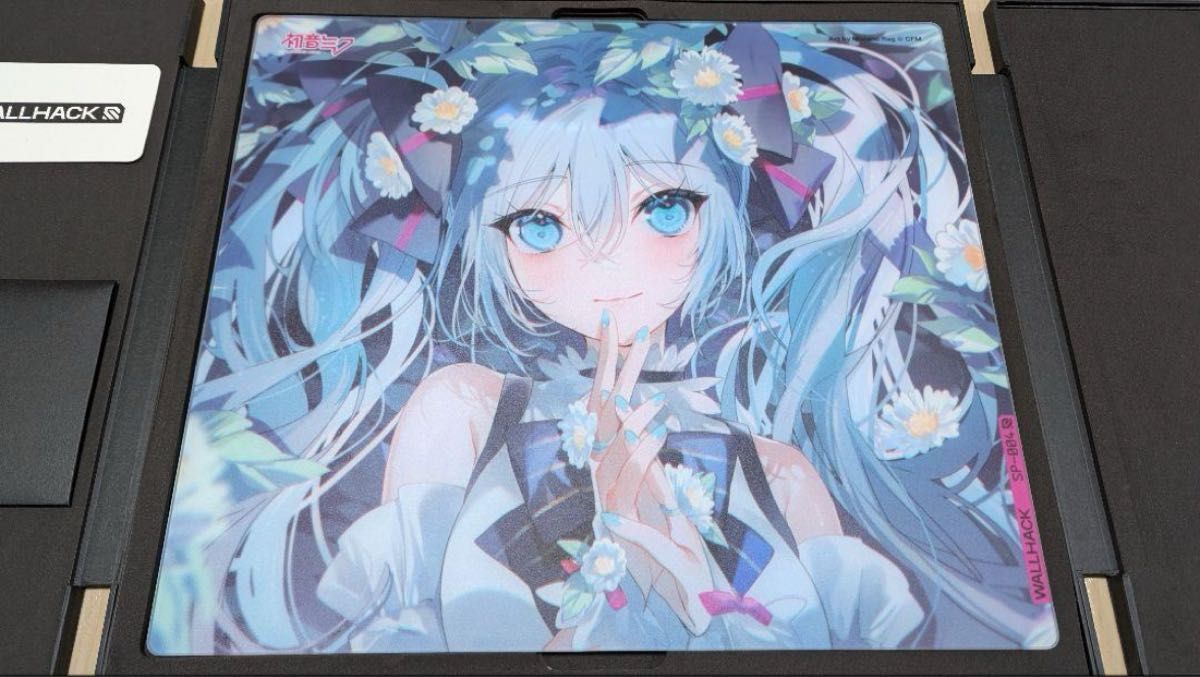 新品 Skypad Wallhack ガラスパッド SP-004 Hatsune Miku 初音ミク