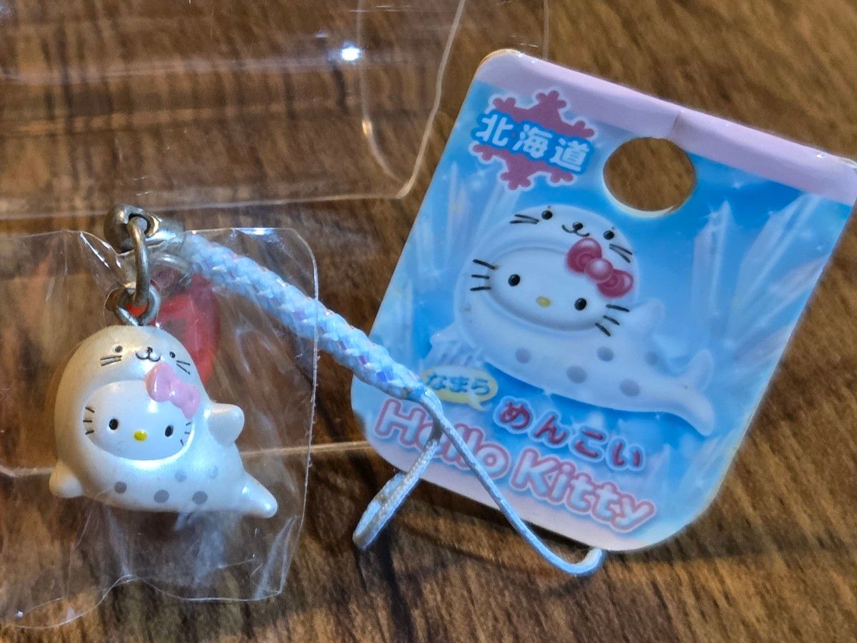 ハローキティ ご当地限定ストラップ 根付け 北海道限定 6個 まとめ売り