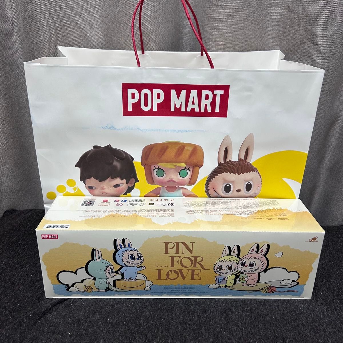 未開封 シュリンク付 ラブブ PIN FOR LOVEアソートボックス LABUBU POP