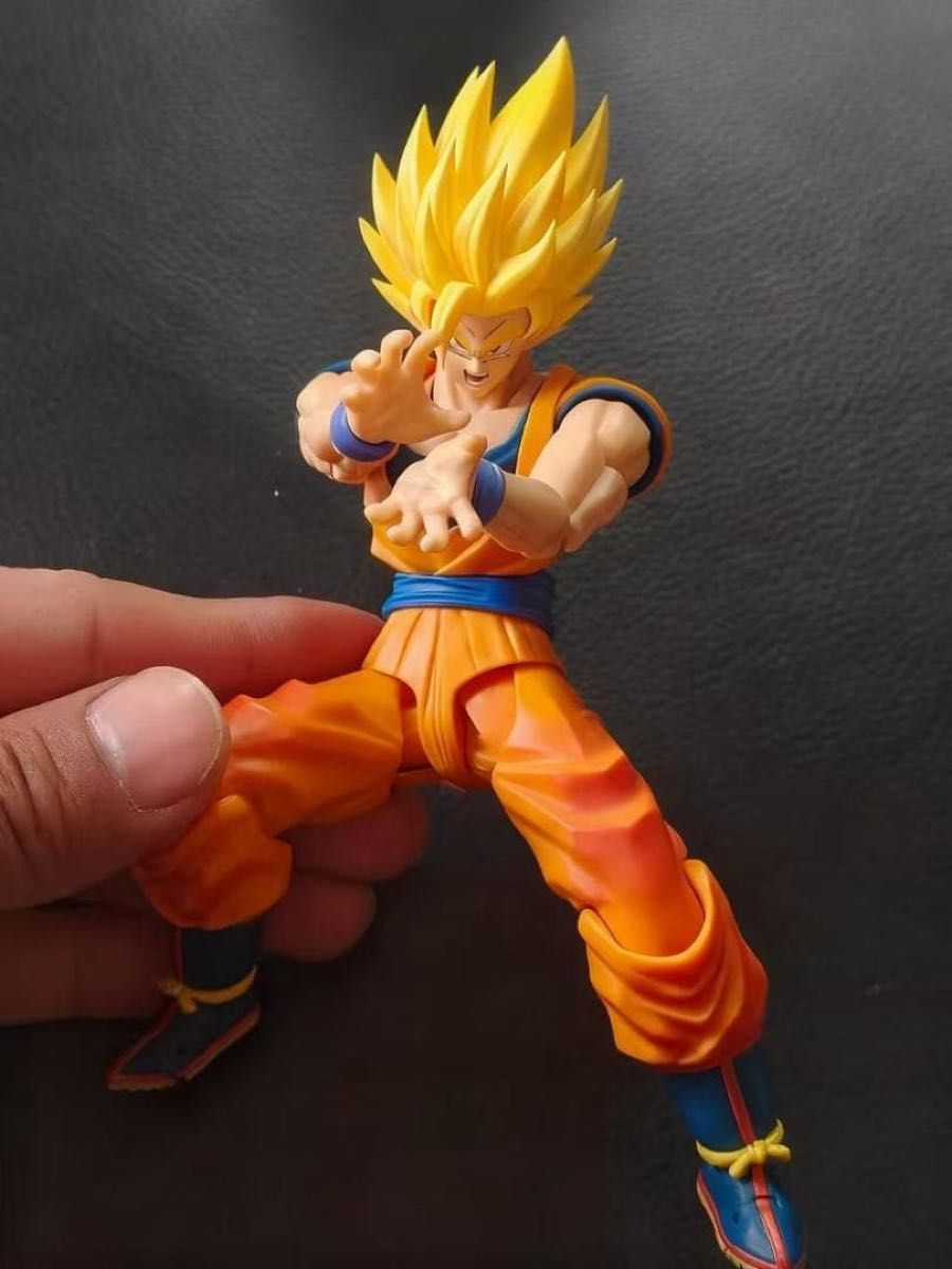 S H Figuarts用 孫悟空 スパーサイヤ人2 マンガカラー ヘッドパーツ