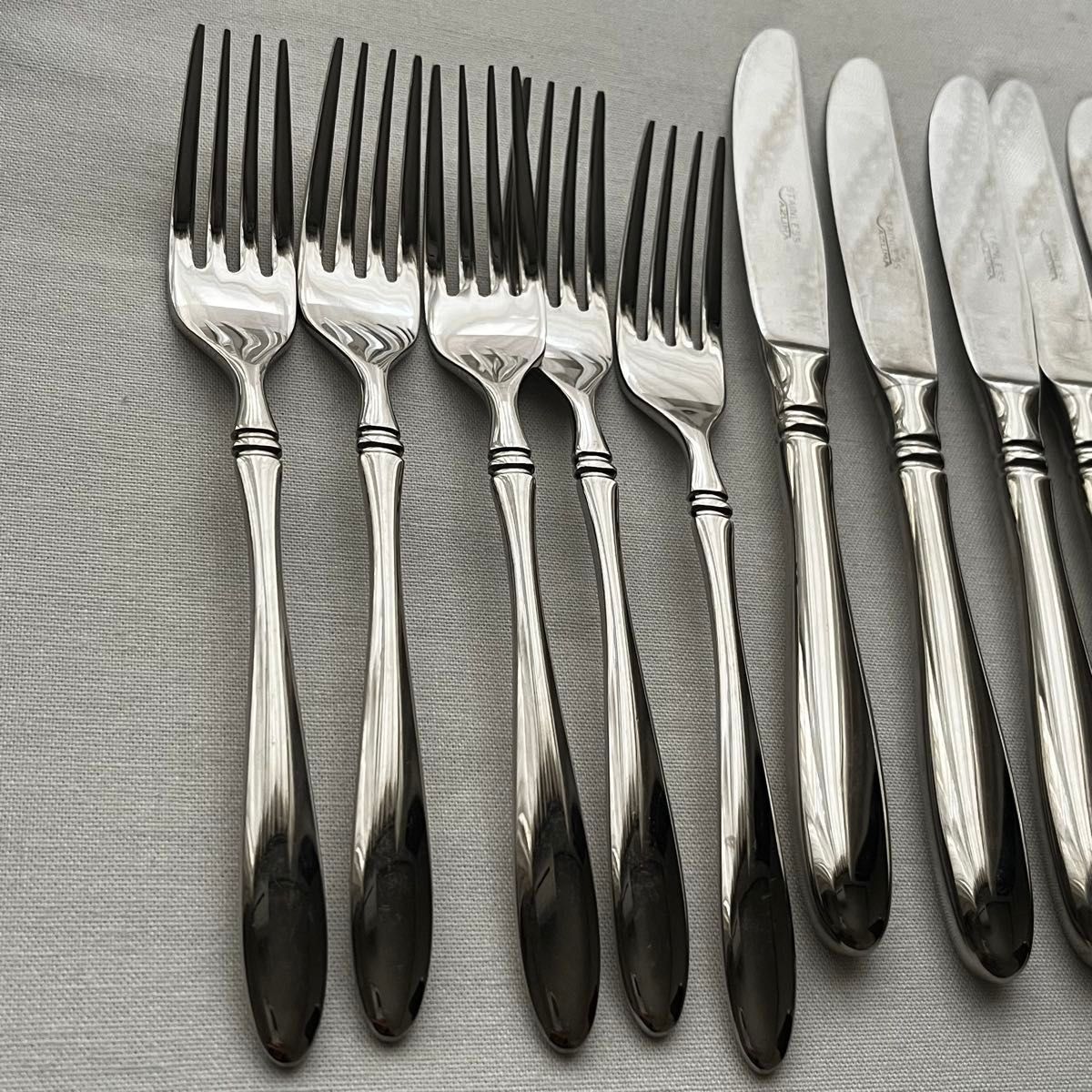 中古 アズマ インペリアル 18-18ステンレス ディナーカトラリーセット