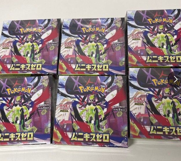 シュリンク付未開封品】ポケモンカードゲーム ムニキスゼロ 6BOX