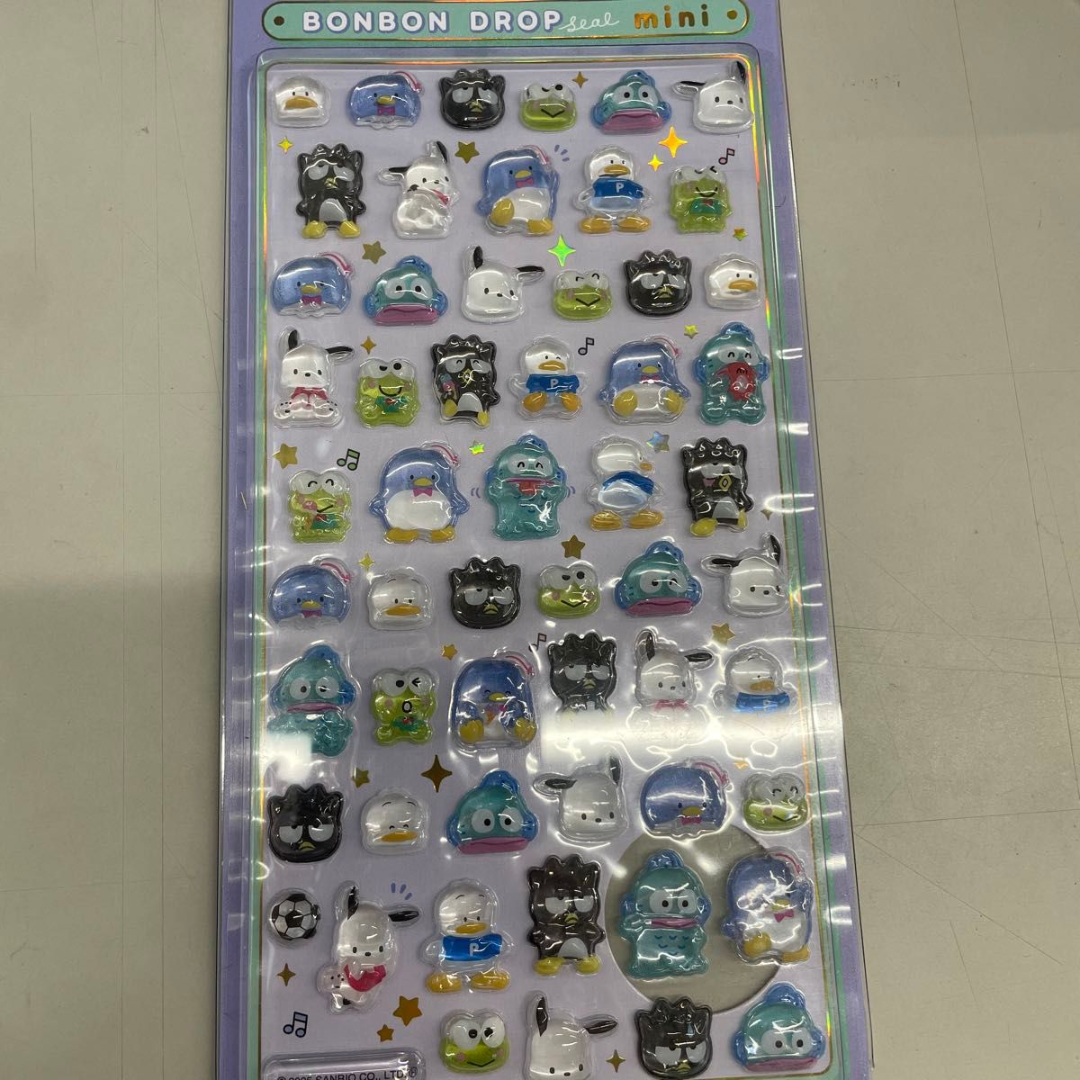 はぴだんぶい サンリオ ボンボンドロップシール ミニ ボンボンドロップ