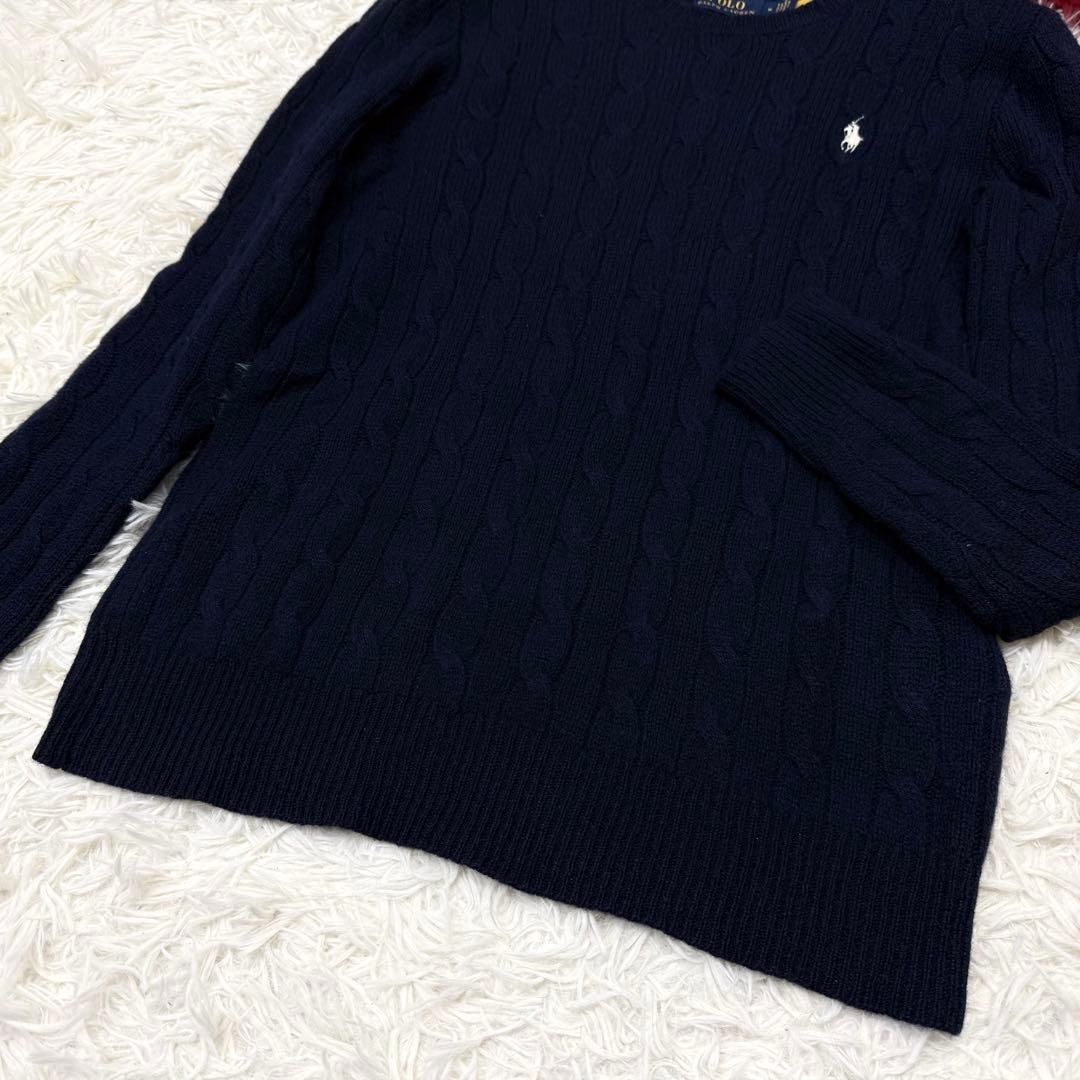 現行QR付 近年 POLO RALPH LAUREN ポロラルフローレン ケーブルニット
