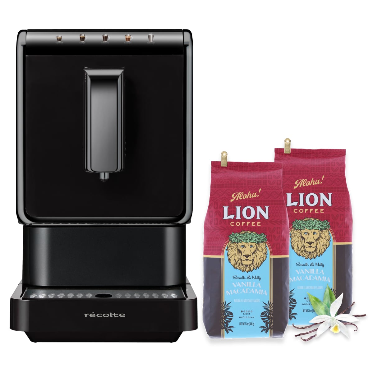 ノベルティ付き】レコルト 全自動エスプレッソコーヒーマシン