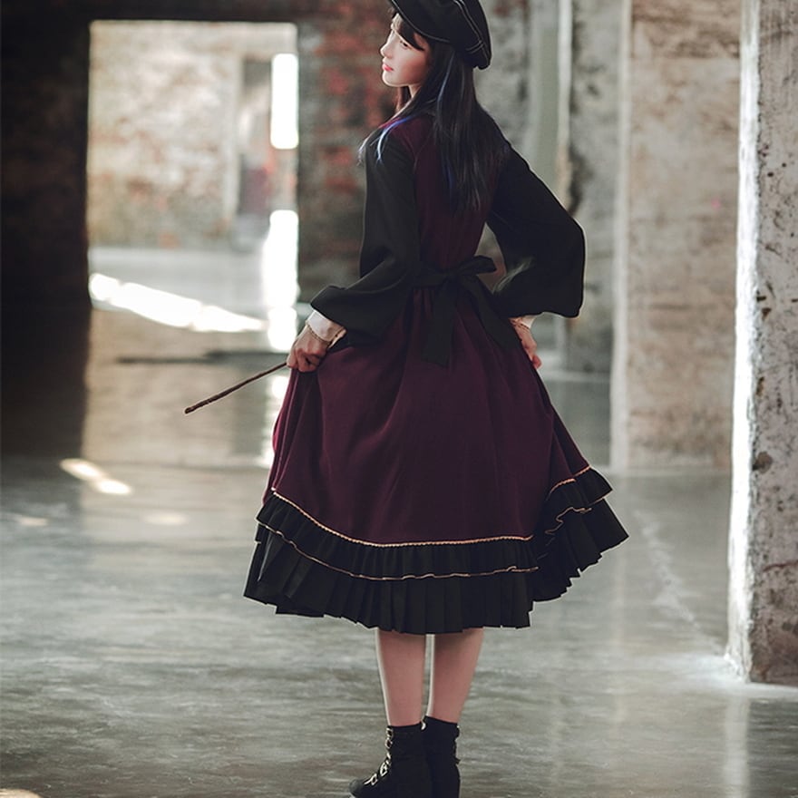 ロリータ ドレス マント 魔法使い 十字架 ゴージャス かわいい ゆめ