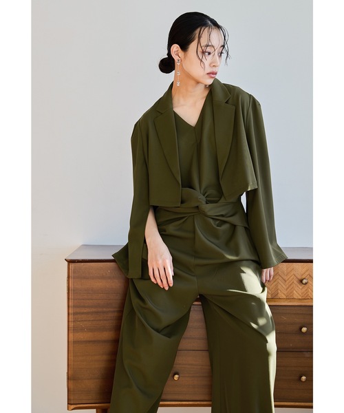 プラクティカルショートジャケットセットアップ 2点セット パンツ