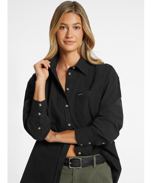 GUESS JEANS OVERSIZED Long-Sleeve Pocket Shirt 長袖シャツ | GUESS