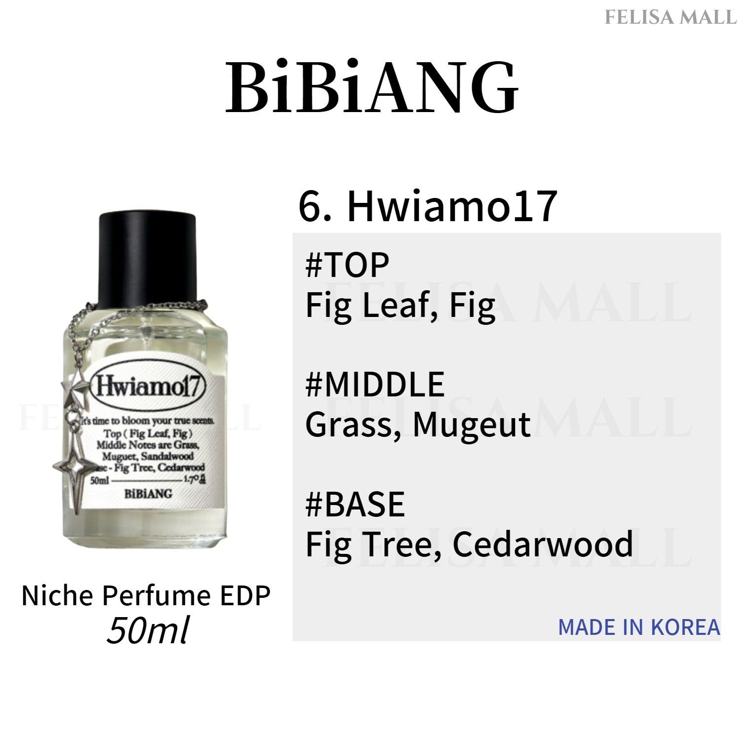 BiBiANG] Niche Perfume EDP 50ml 韓国香水 (BiBiANG/香水