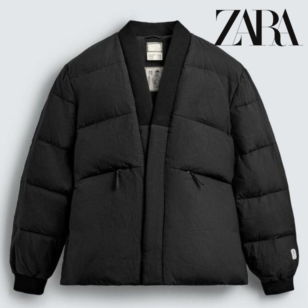 ZARA］SR_A KIMONO PUFFER JACKET (ZARA/ダウンジャケット) 3918/153