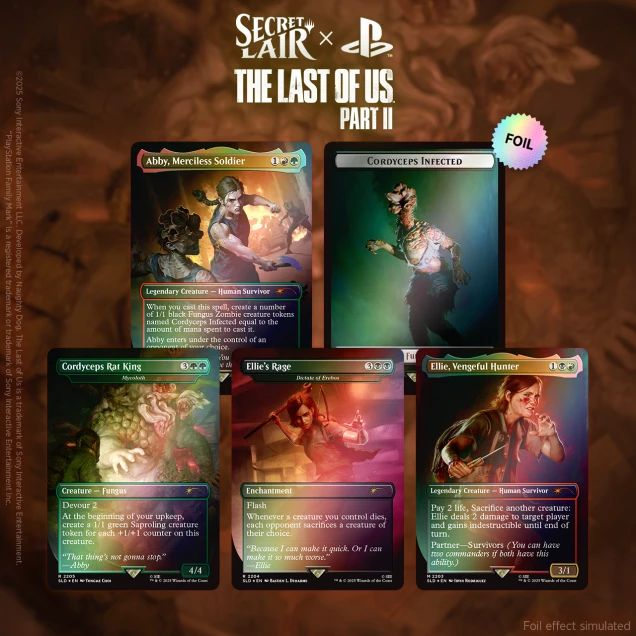 Secret Lair x The Last of Us Part II Foil Edition | Secret Lair