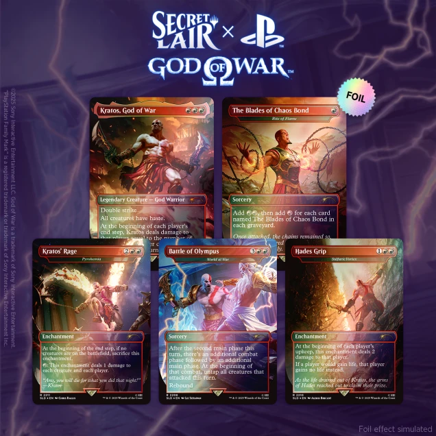 Secret Lair x God of War: Greek Foil Edition | Secret Lair