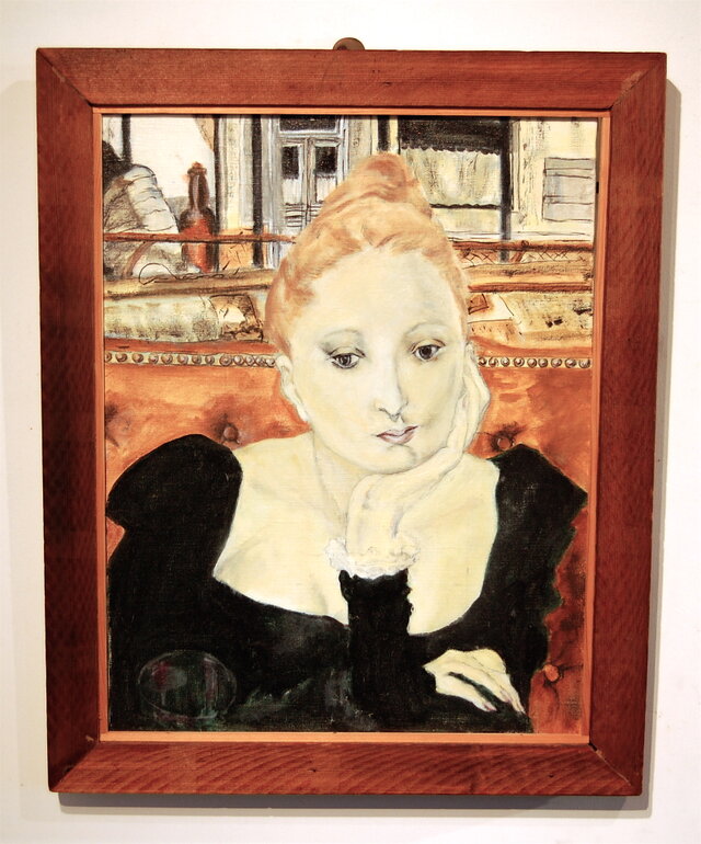 藤田嗣治「カフェにて」模写A | iichi 日々の暮らしを心地よくする