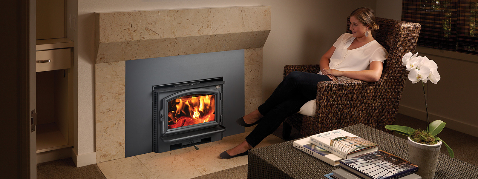 Lopi Answer NexGen-Hybrid Wood Insert - Hearth Appliances
