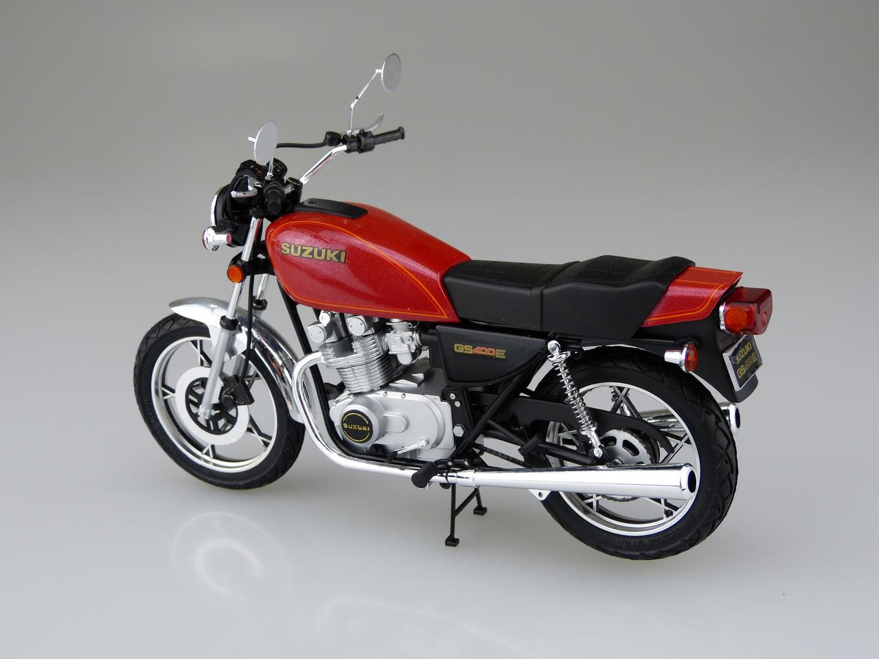 アオシマから「1/12 バイク No.28 スズキ GS400E」が発売に！ - web