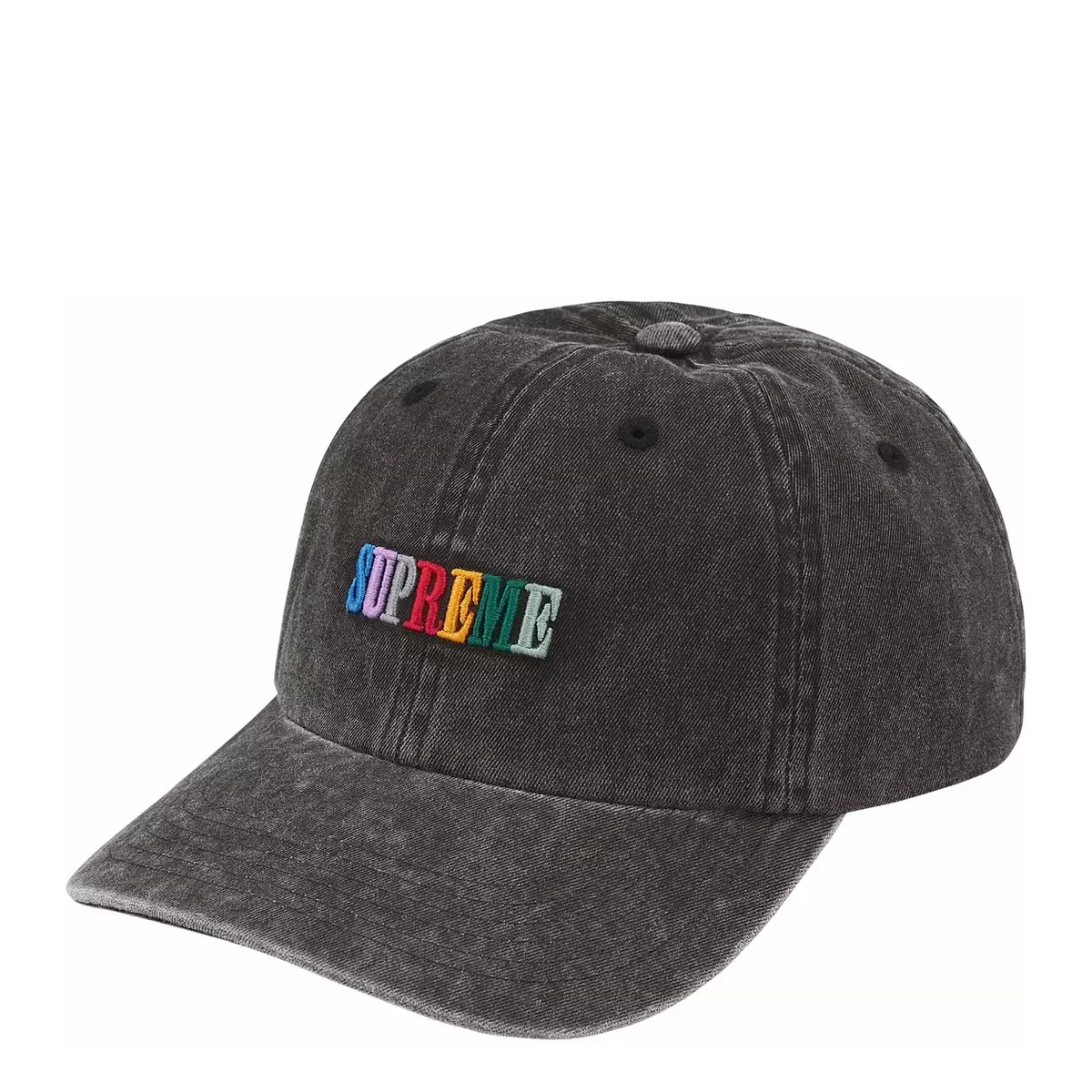 Supreme x B.B. Simon Studded Mesh Back 5-Panel Black