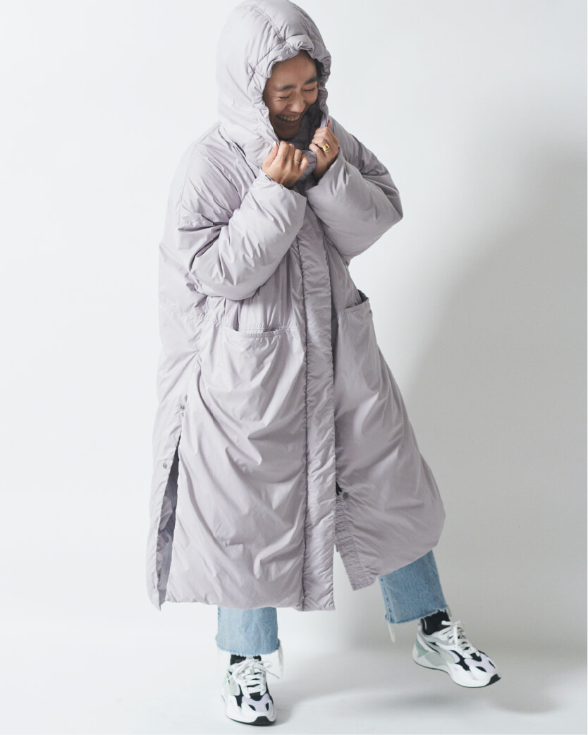 AYA KANEKO × NANGA DOWN COAT 初となるスタイリスト金子綾さんとの