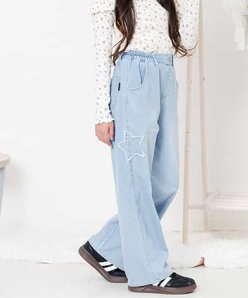 アソートデニムワイドパンツ（G121906）|algy（アルジー） ユニ