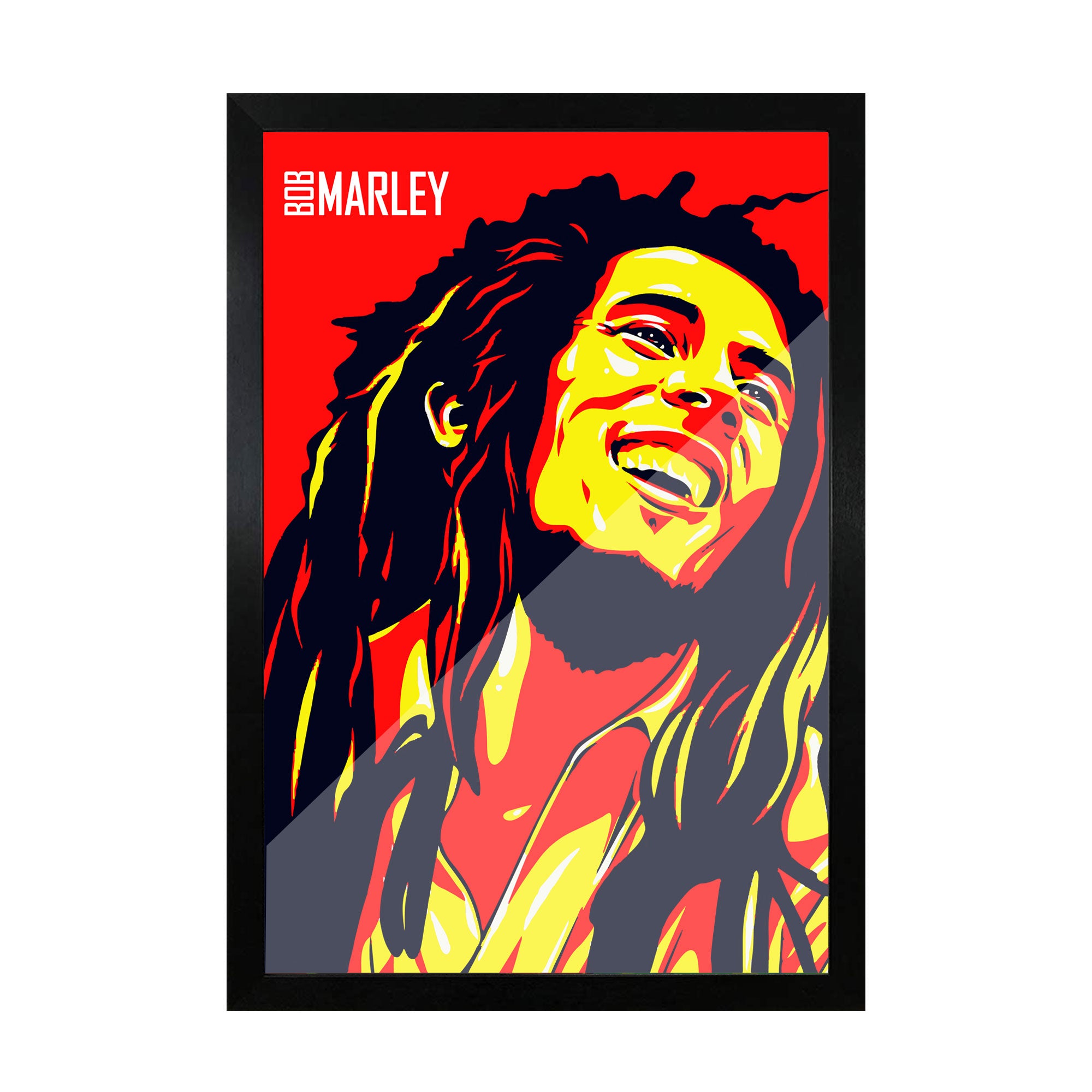 Bob Marley Frame | Music Legends Posters – Frameo Store