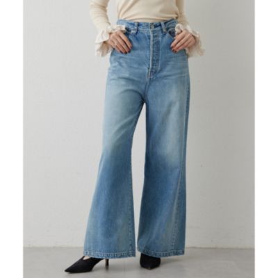 Whim Gazette(ウィム ガゼット)のワイドフレアデニムパンツ通販