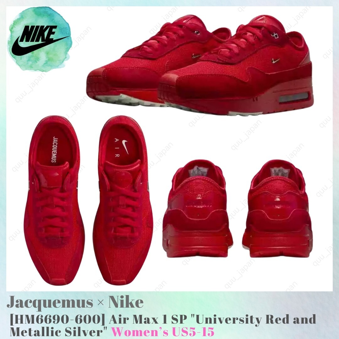 Jacquemus × Nike Air Max 1 SP HM6690-600 Women's US5-15 NEW | eBay