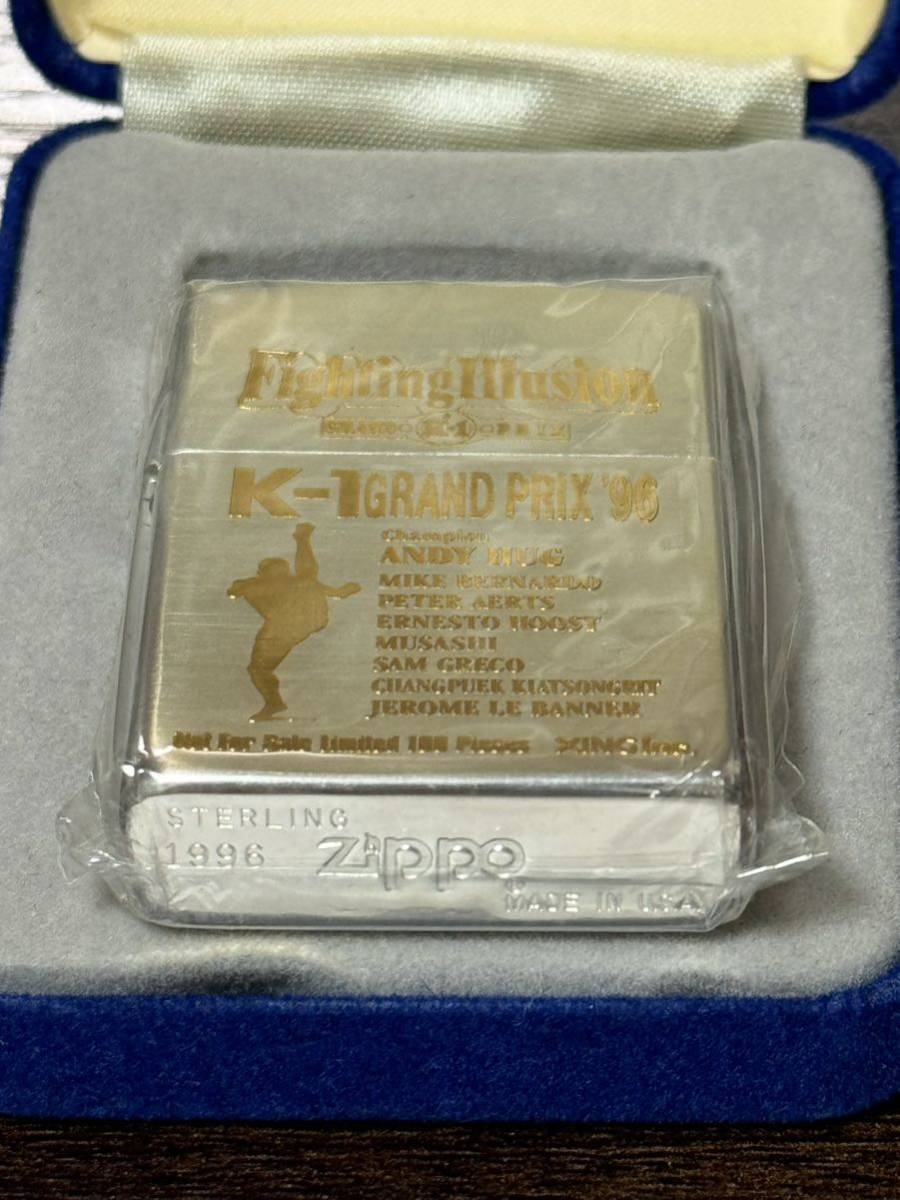 Zippo ANDY HUG STERLING SILVER Limited Edition - K-1 GRAND PRIX